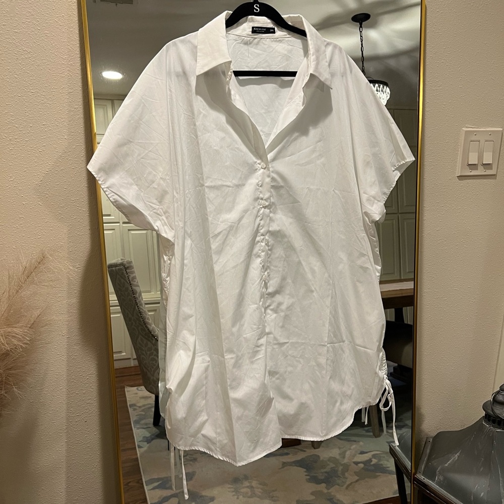 White Shirt Dress
